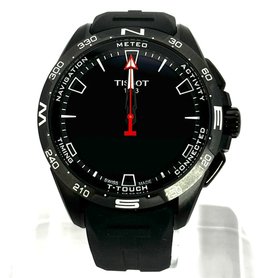 El innovador T-Touch Connect Solar es Tissot en estado puro con&nbsp;su interfaz intuitiva y su conjunto de útiles funciones. Perfecto para&nbsp;los amantes del aire libre, responde al instante al tacto y cuenta con&nbsp;un sistema operativo Swiss made. 